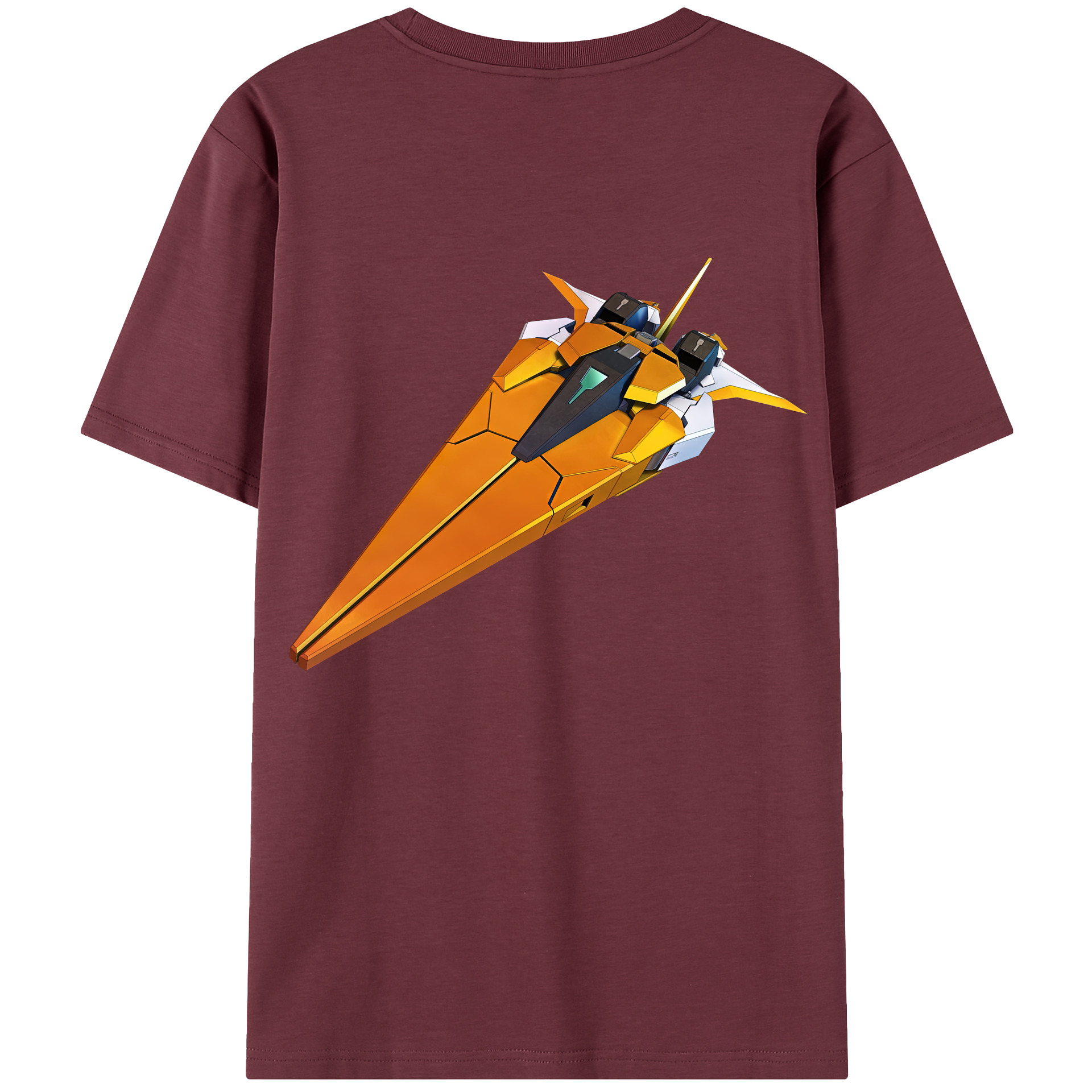 （画像用） 機動戦士ガンダム Mobile Suit Gundam 綿100％半袖Tシャツ（背面プリント）